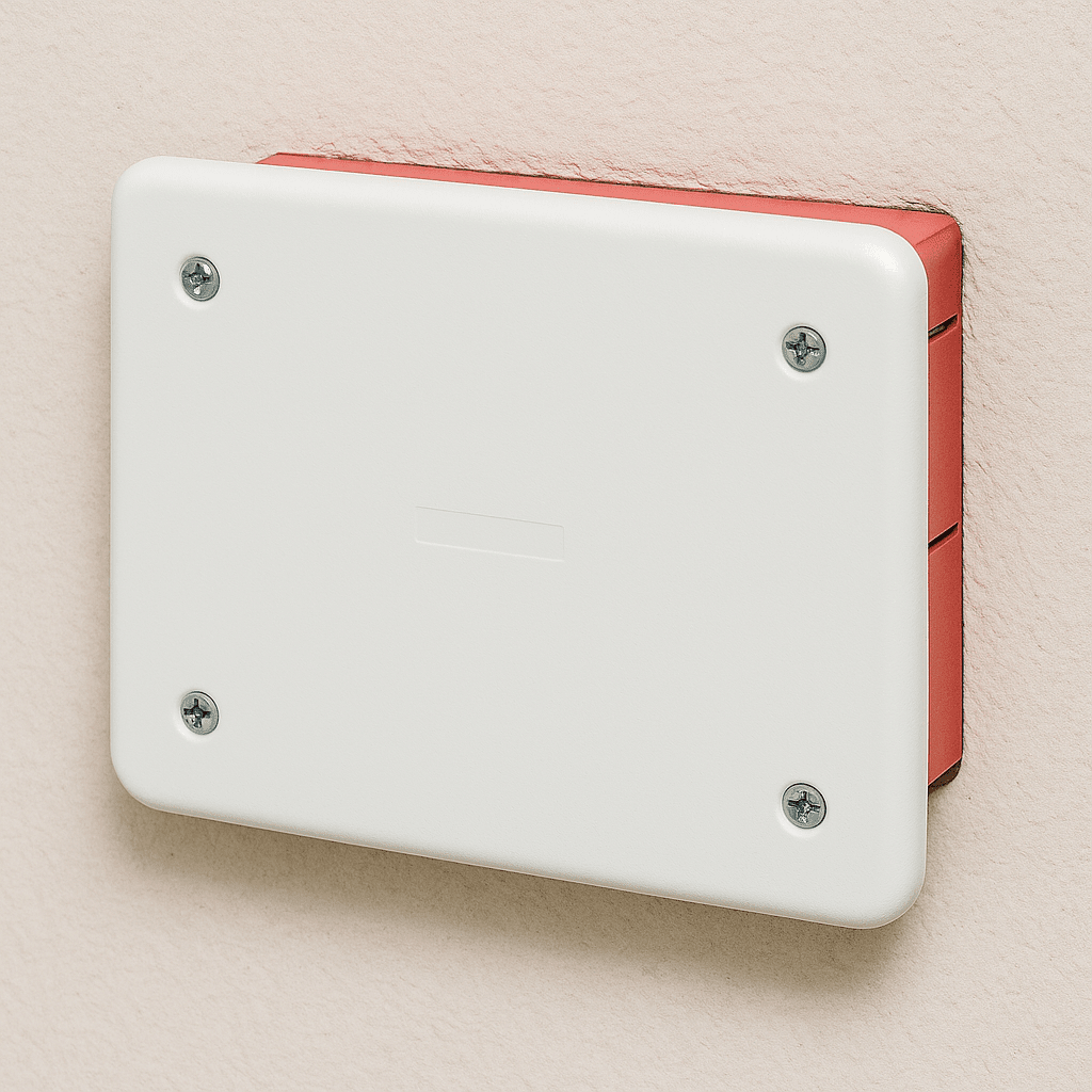 Gewiss GW48001 Cassetta derivazione 92x92x45 mm con coperchio bianco RAL9016 - Lemag srl