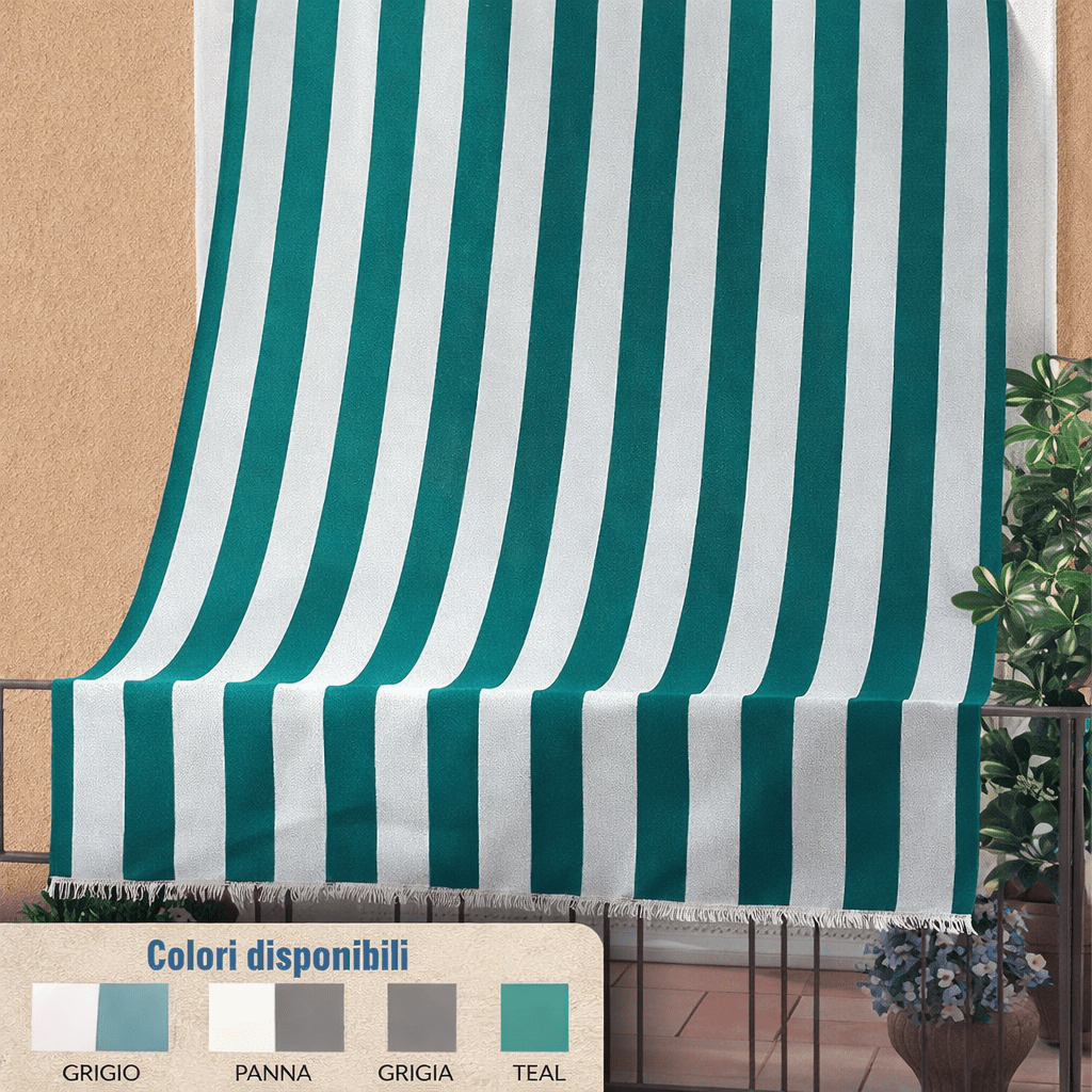 Tenda da Sole Rio Idrorepellente 140x250 / 140x300 cm con Passante da Esterno - Lemag srl