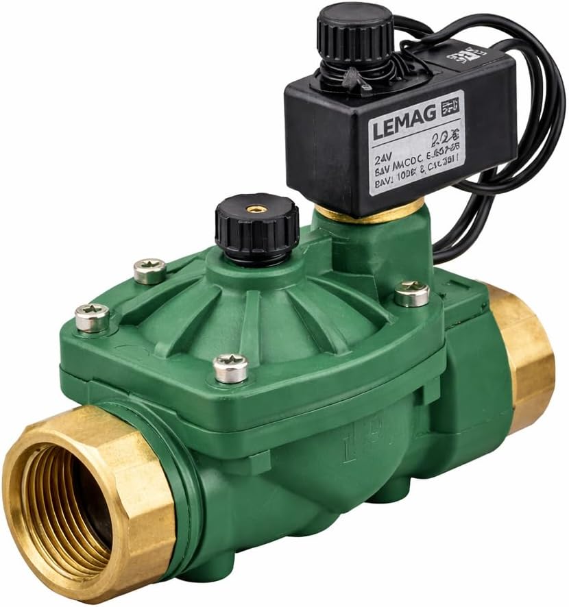Elettrovalvola 24V con Regolatore di Flusso per Irrigazione - Lemag srl