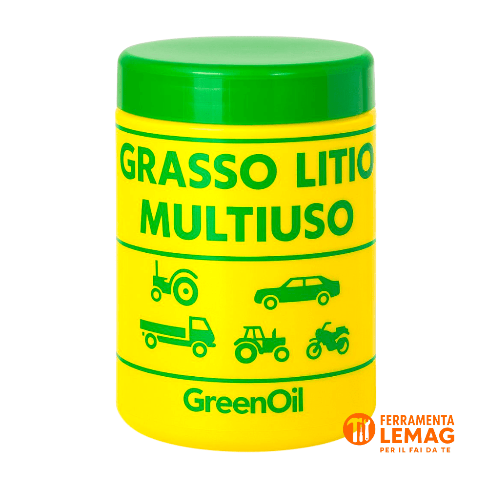 Grasso al litio bianco 1 kg, lubrificante multiuso per cuscinetti e ingranaggi - Lemag srl