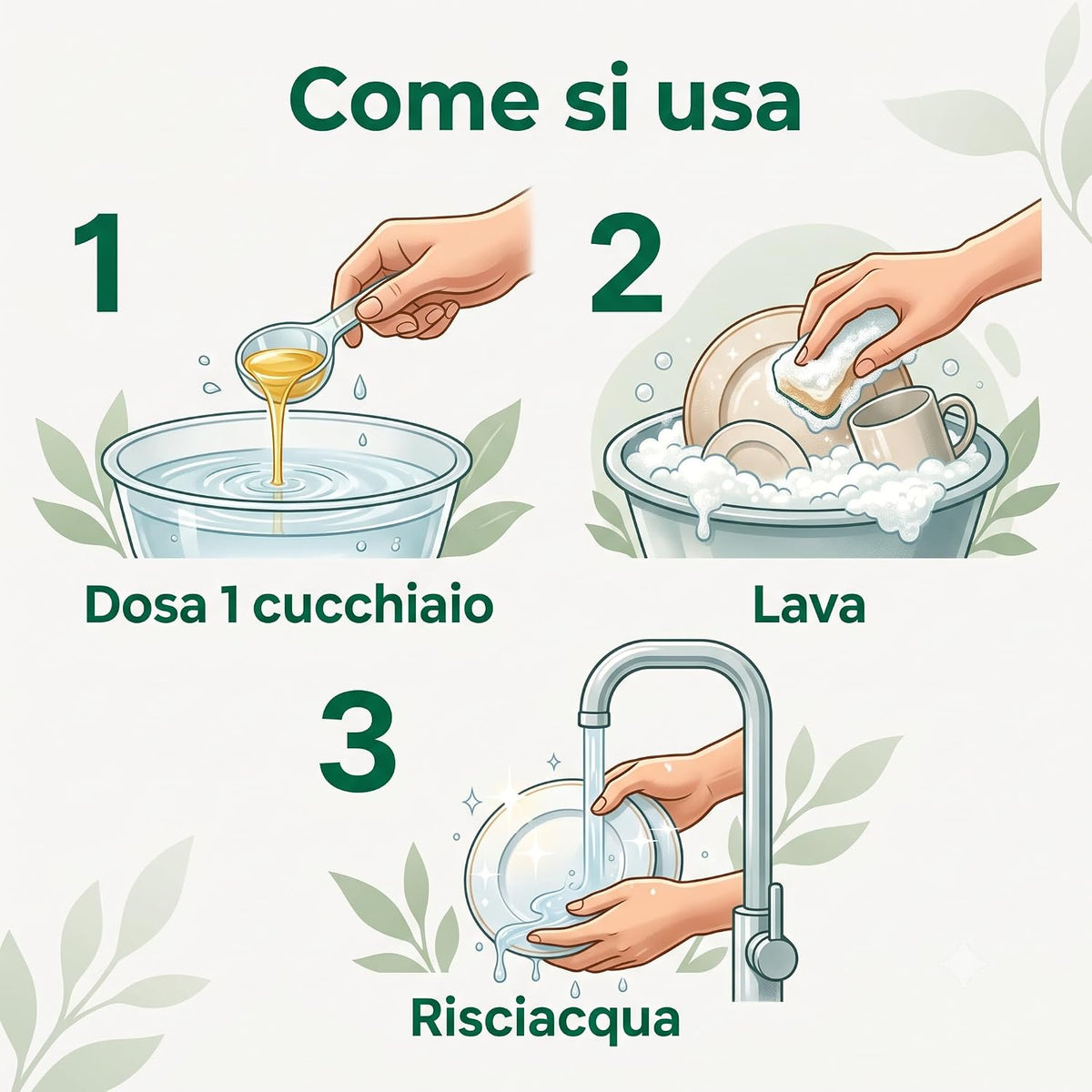 Lavapiatti Ecologico Concentrato 1L - Lemag srl
