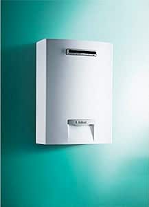 SCALDABAGNO A GAS CAMERA APERTA PER ESTERNO "outsideMAG" CON COMANDO REMOTO VAILLANT 12 Lt. - GPL - Lemag srl