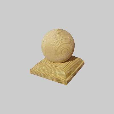 SFERA COPRIPALO IN LEGNO 7x7 cm - Lemag srl