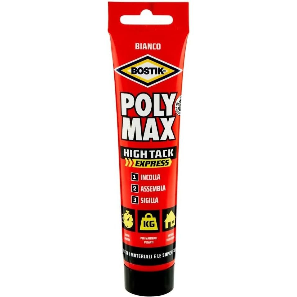 SIGILLANTE 'POLY MAX HIGH TACK EXPRESS BIANCO' BOSTIK 165gr - Lemag srl