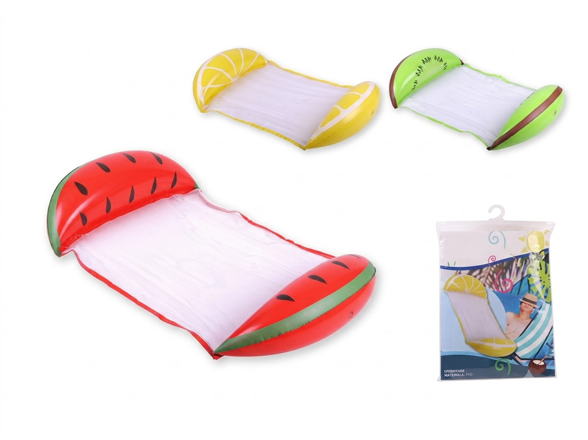 Gonfiabili Mare e Piscina — Linea Estate per Adulti e Bambini: Materassini, Ciambelle, Salvagente Donut, Amaca con Rete, Cuscino, Animali Galleggianti e Braccioli, PVC Resistente