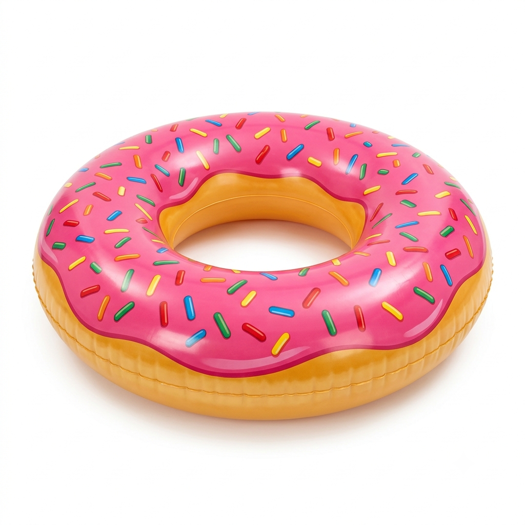 Gonfiabili Mare e Piscina — Linea Estate per Adulti e Bambini: Materassini, Ciambelle, Salvagente Donut, Amaca con Rete, Cuscino, Animali Galleggianti e Braccioli, PVC Resistente